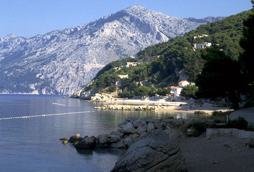 Brela coastline, Croatia